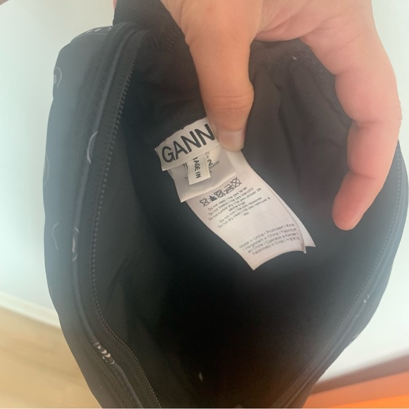 Ganni Smiley Face Recycled Crossbody Bag - Picture 8 of 10